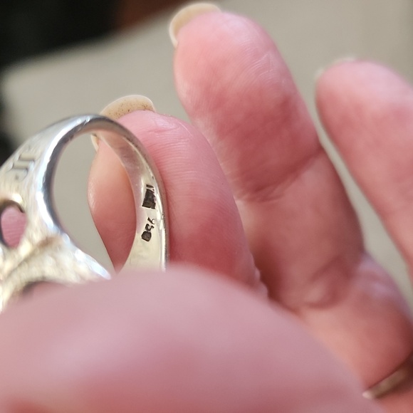 Amethyst/February Artisan ring/sterling silver - Picture 6 of 10